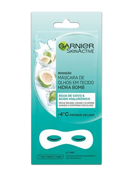 Imagem Máscara para os olhos com Água de Coco Garnier Hidra Bomb | Garnier
